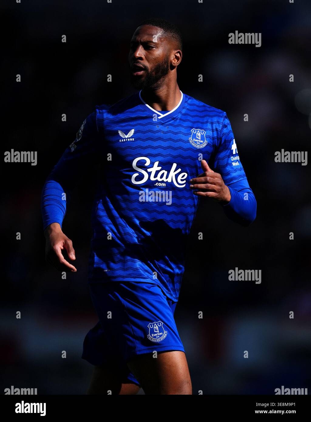 Everton's Beto during the Premier League match at Gtech Community ...