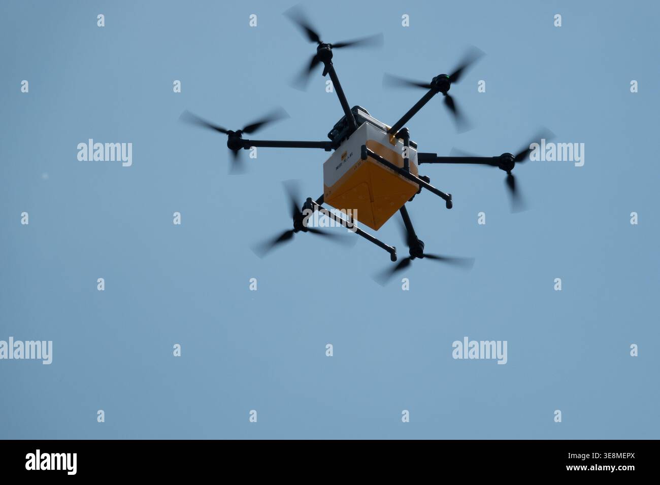 SHANGHAI, CHINA - APRIL 15, 2026 - A Meituan food delivery drone at ...