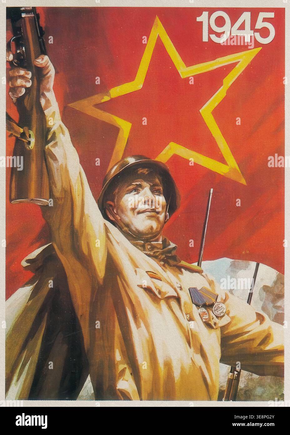 Ussr Pg Communist propaganda poster 1945 hi-res stock photography and images ...