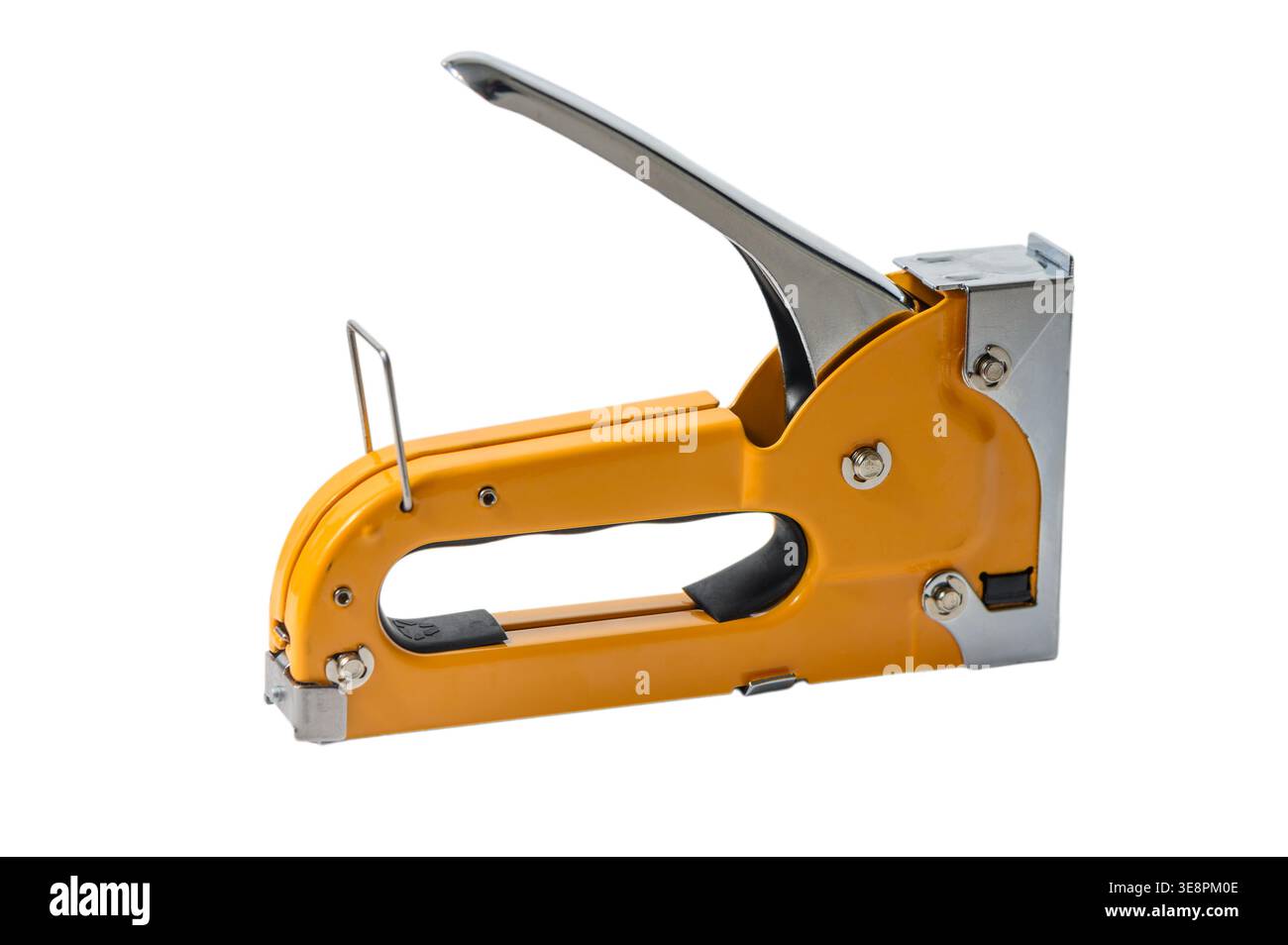 Construction Stapler Tool for Upholstery and Home Repairs Stock Photo