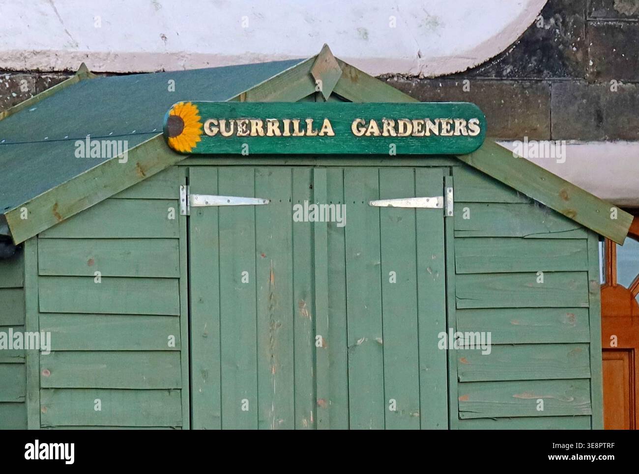 Guerrilla Gardeners Stock Photo