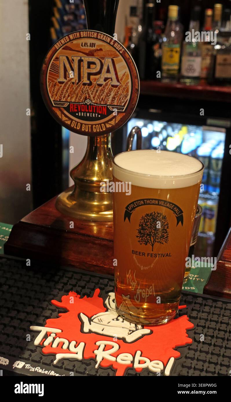 Pint of Old But Gold - Revolution Brewery - NPA Stock Photo