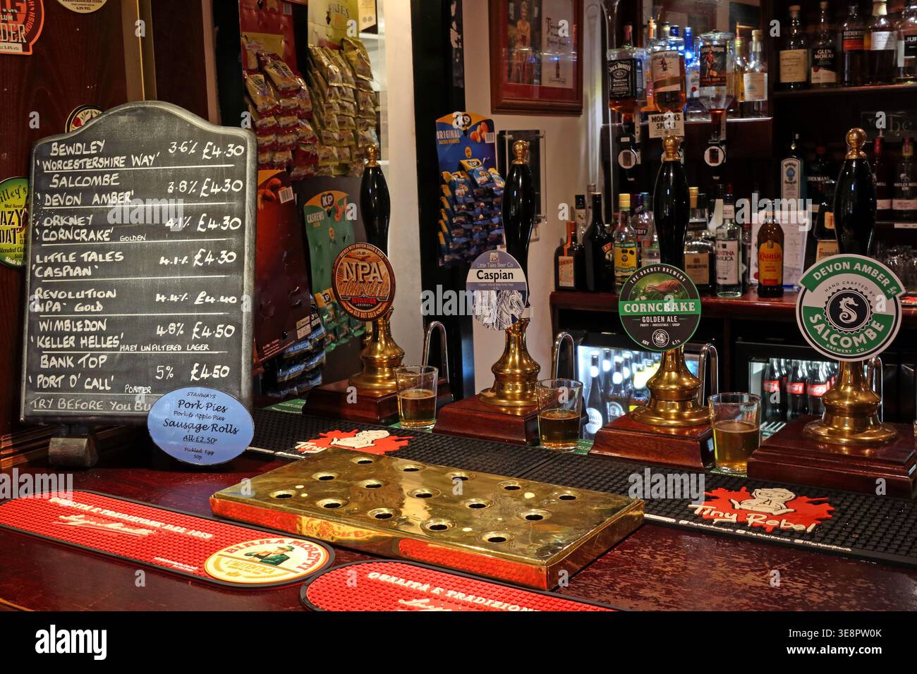 Appleton Thorn VH beer board. Stock Photo