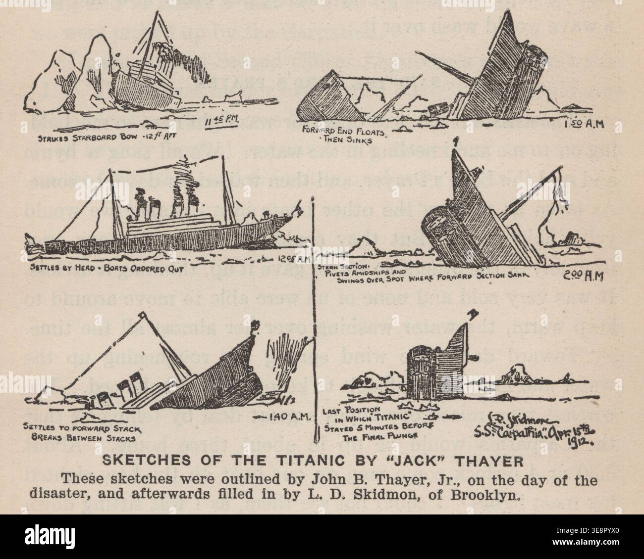 専用ページ☆ 15 april 1912 the titanic hi-res stock photography and images