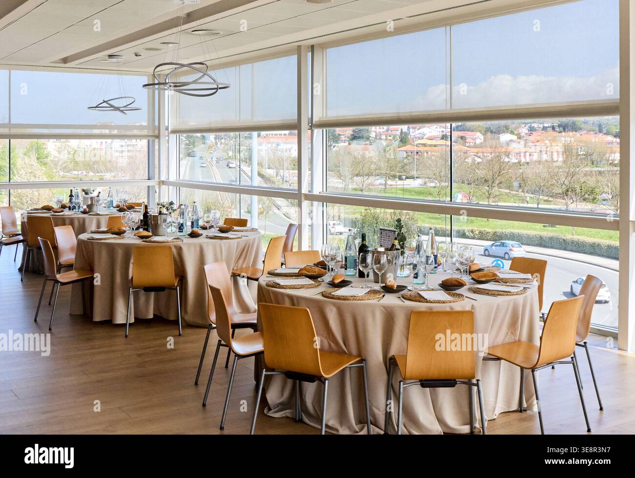 Tables, Restaurant Stock Photo
