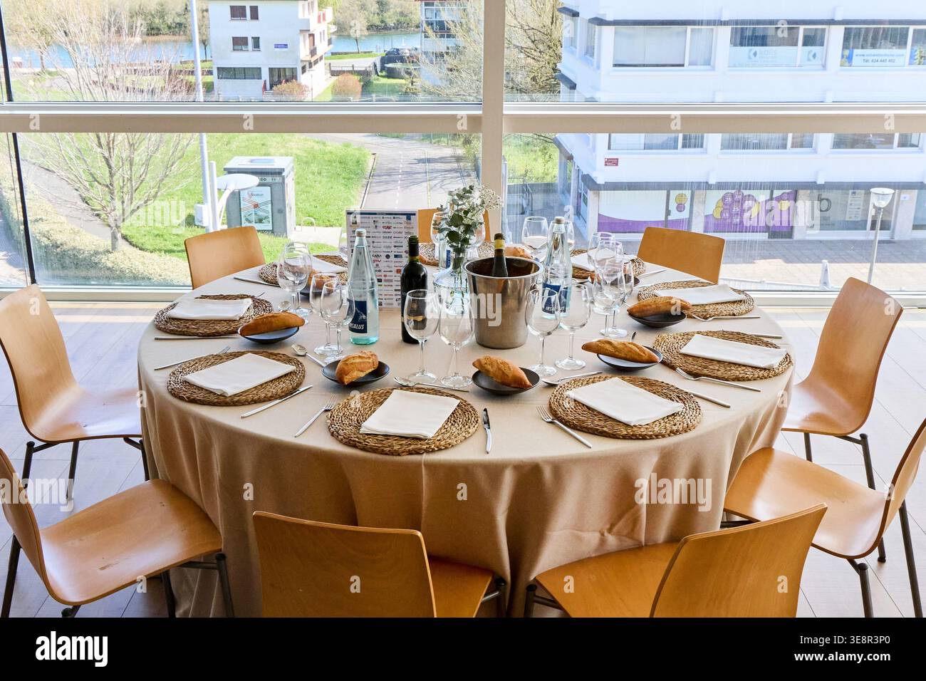 Tables, Restaurant Stock Photo