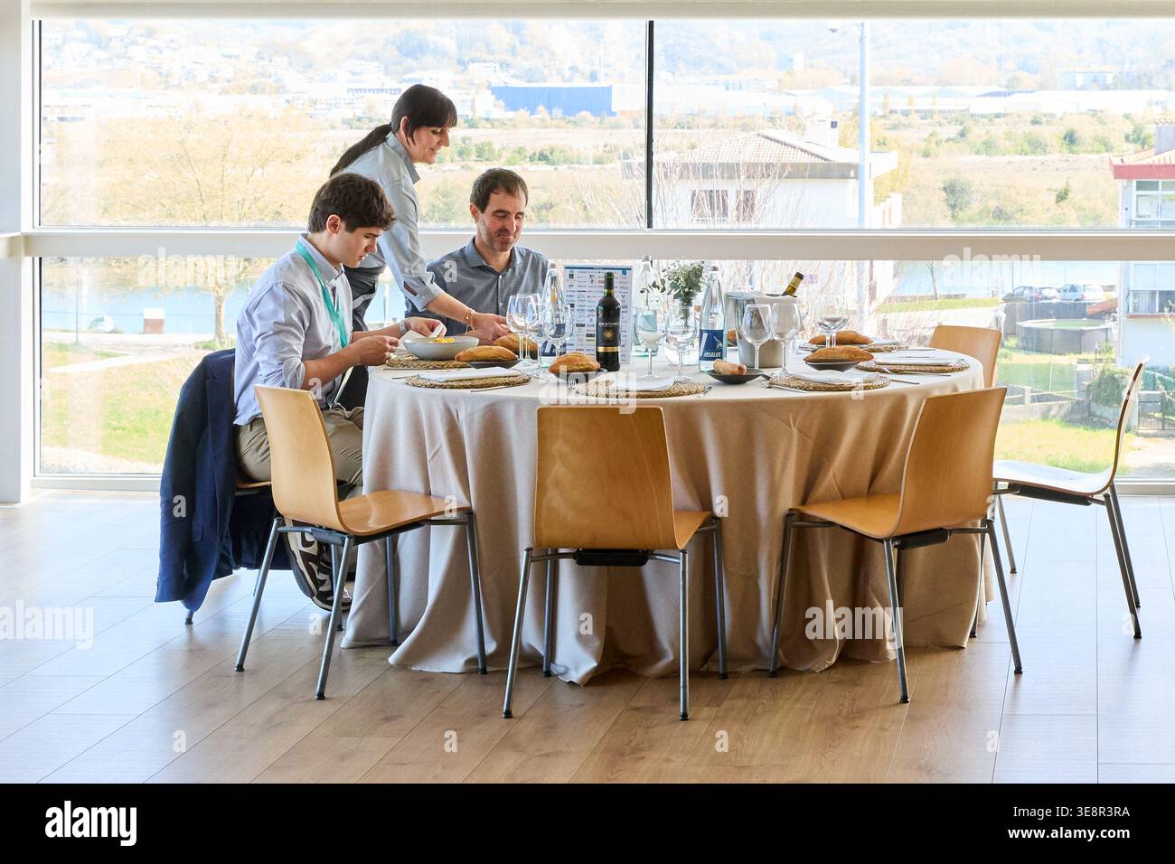 Tables, Restaurant Stock Photo