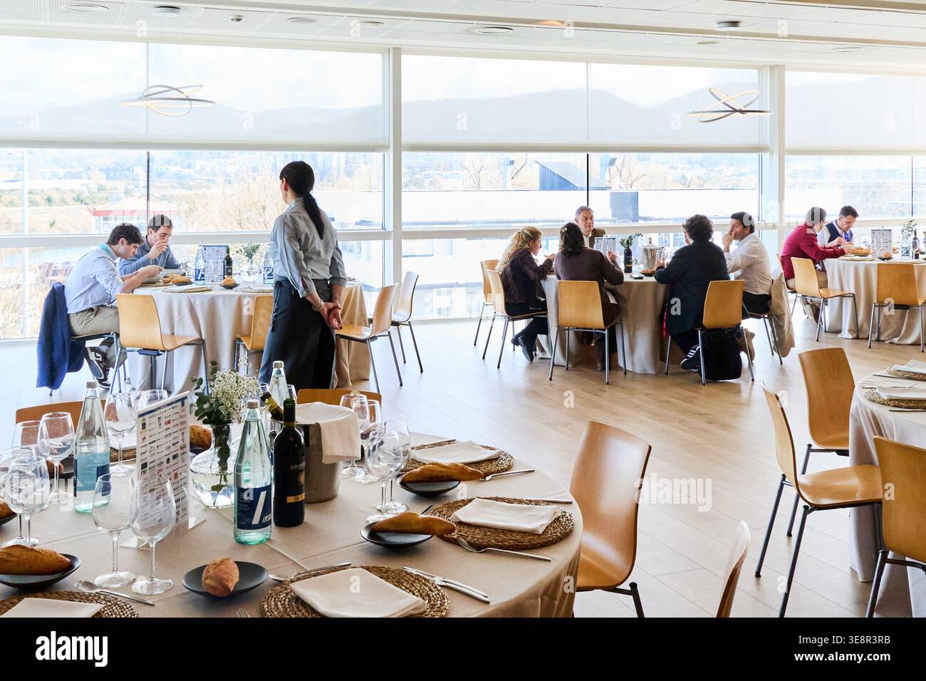 Tables, Restaurant Stock Photo
