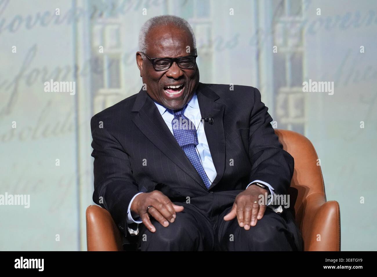 U.S. Supreme Court Associate Justice Clarence Thomas answers questions ...