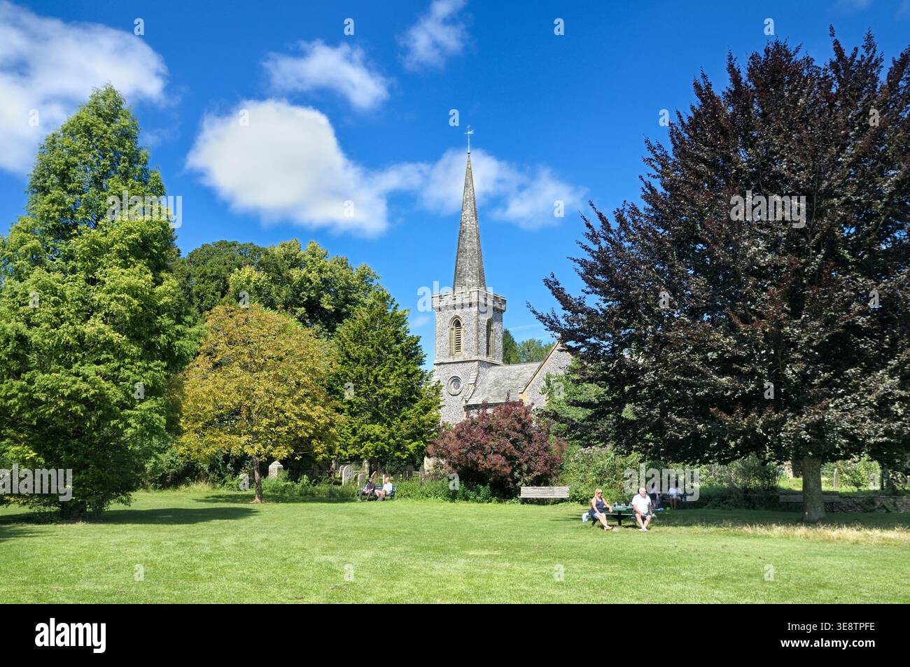 Stanmer Church, Stanmer Park, Brighton and Hove, East Sussex, England, UK Stock Photo