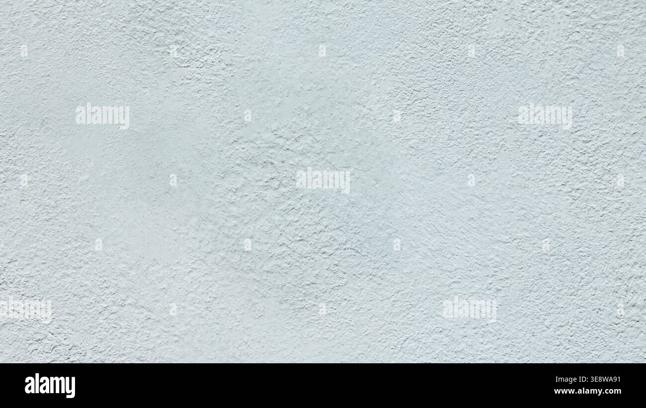 Rough white plaster wall texture background with uneven stucco surface Stock Photo
