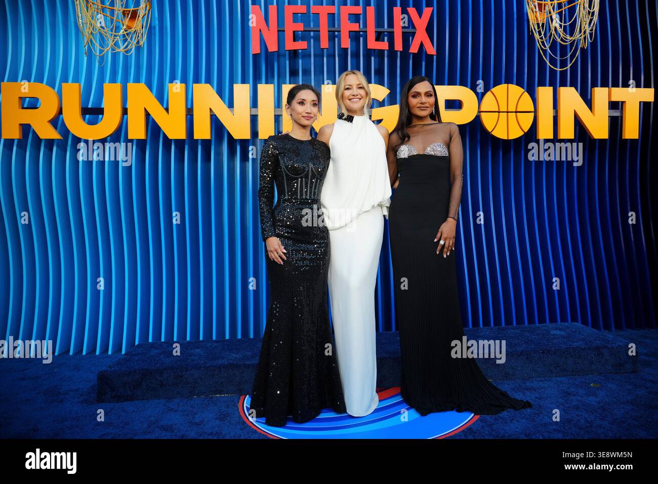 Mindy Struss Brenda Song, from left, Kate Hudson and Mindy Kaling arrive at the ...