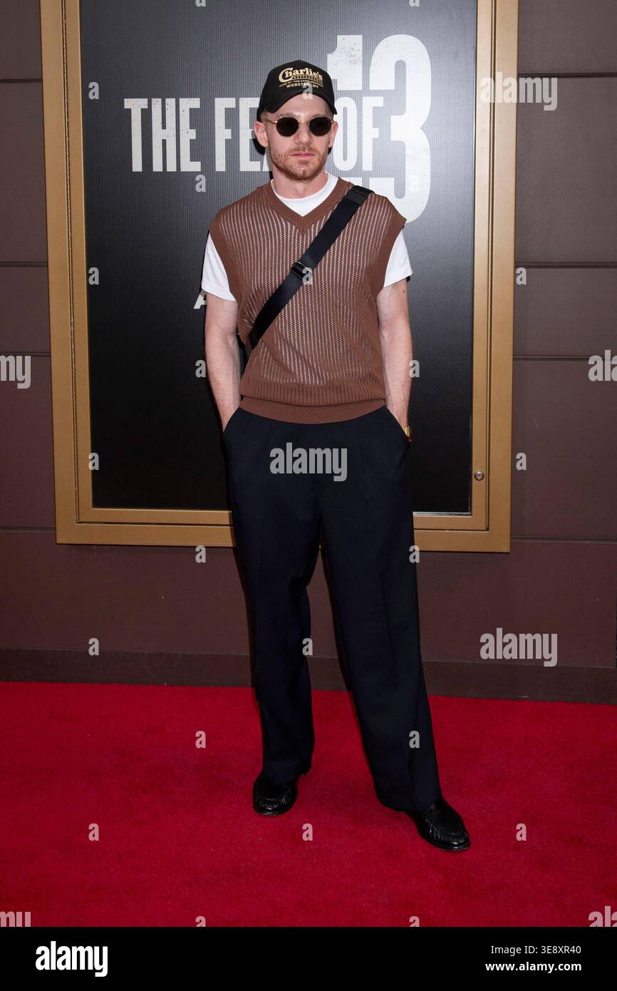 Chris Perfetti at the Broadway opening night of the play 'The Fear of ...
