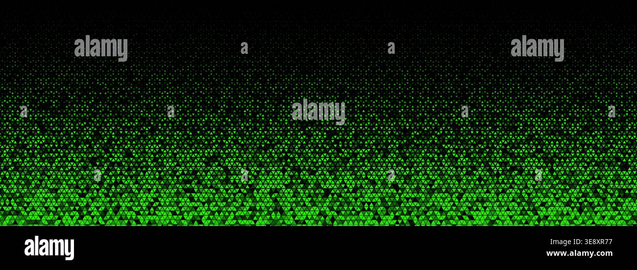 Green Binary Code Falling Digital Rain On Black Background. Futuristic Cyber Matrix Style Concept For Technology, Hacking, And Programming Themes Stock Vector