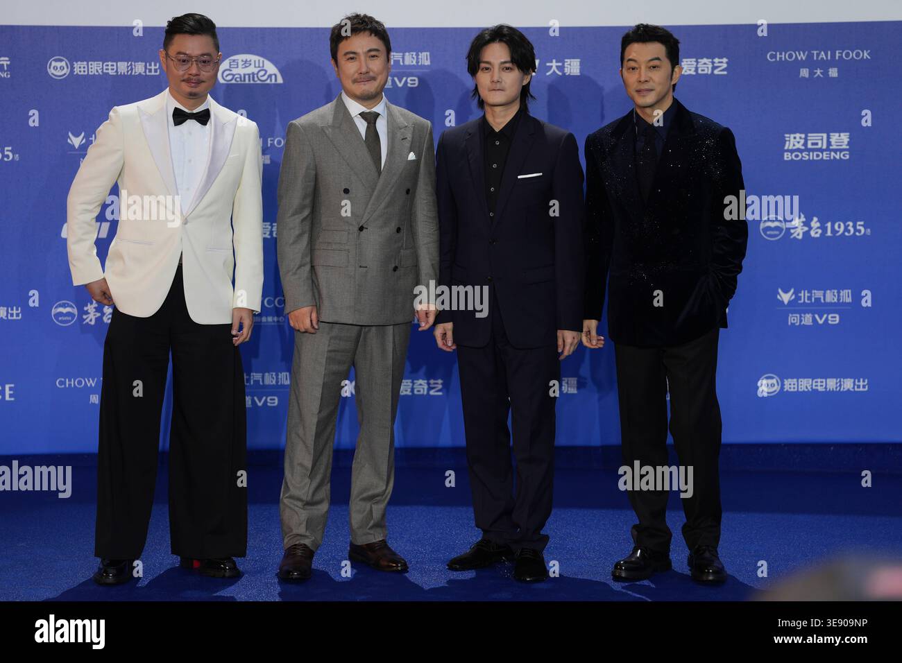 The cast of the movie Pegasus 3 from left Wei Xiang, Shen Teng, Yin ...