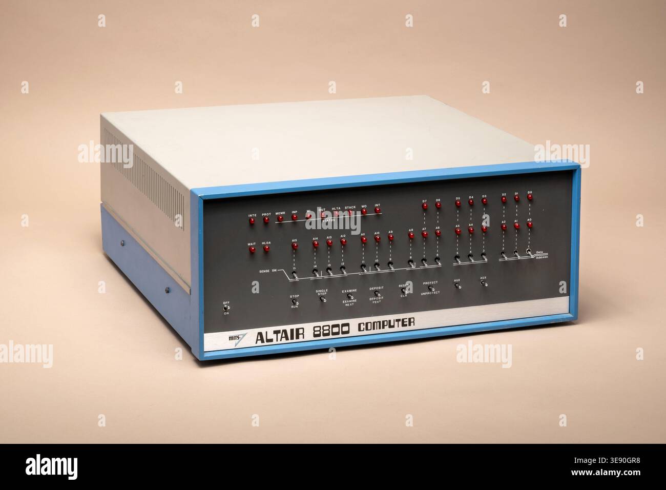 Pavia, Lombardy, Italy-March 30, 2026: MITS Altair 8800 microcomputer ...