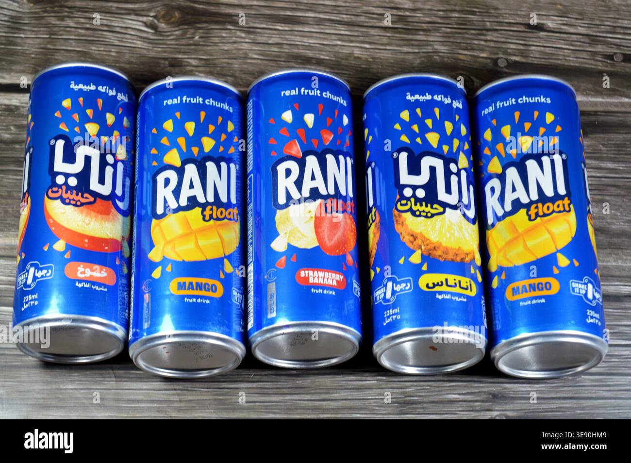 Cairo, Egypt, March 17 2026: Rani Float fruit drinks, with unique ...