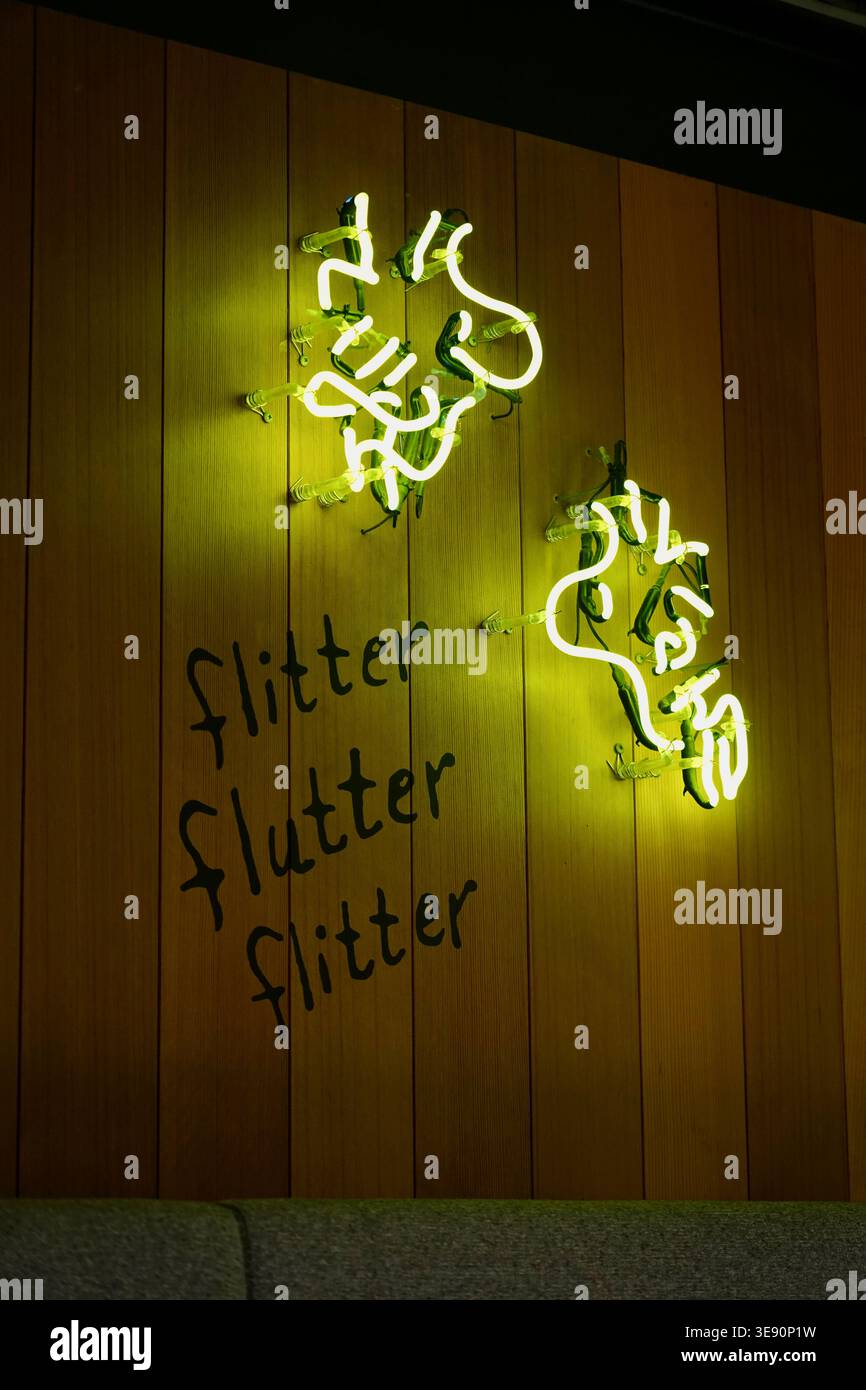 Flutter installation hi-res stock photography and images - Alamy