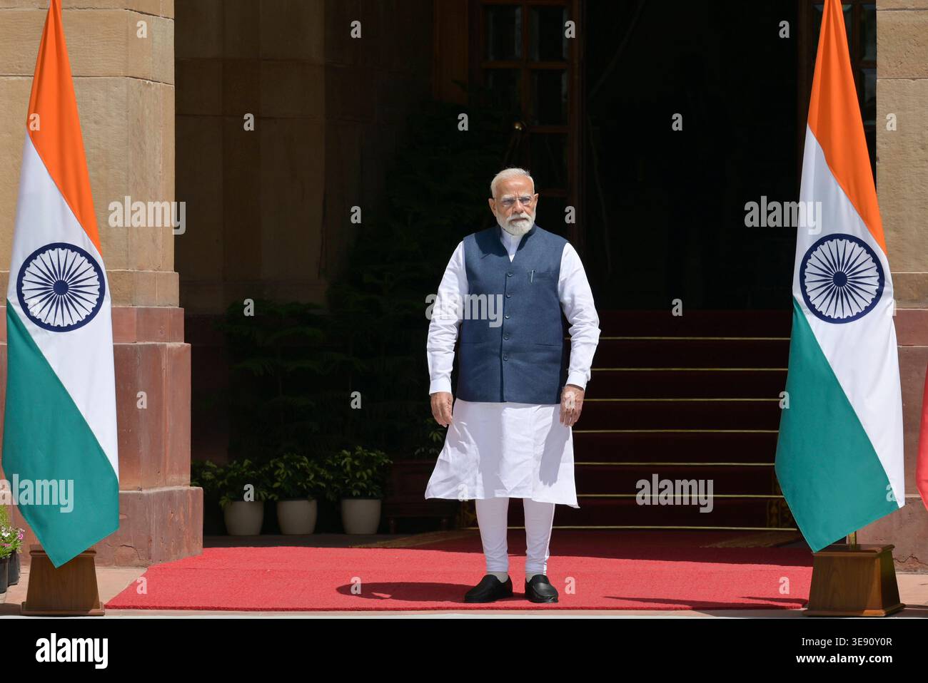 NEW DELHI, INDIA - APRIL 16: Prime Minister Narendra Modi, waiting for ...