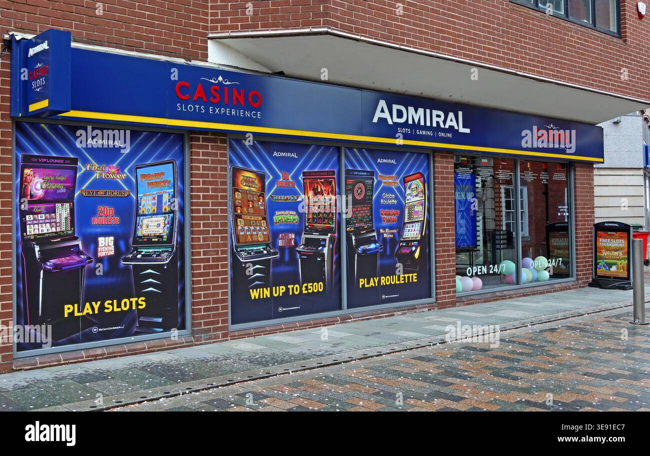 Admiral Casino Warrington. Stock Photo