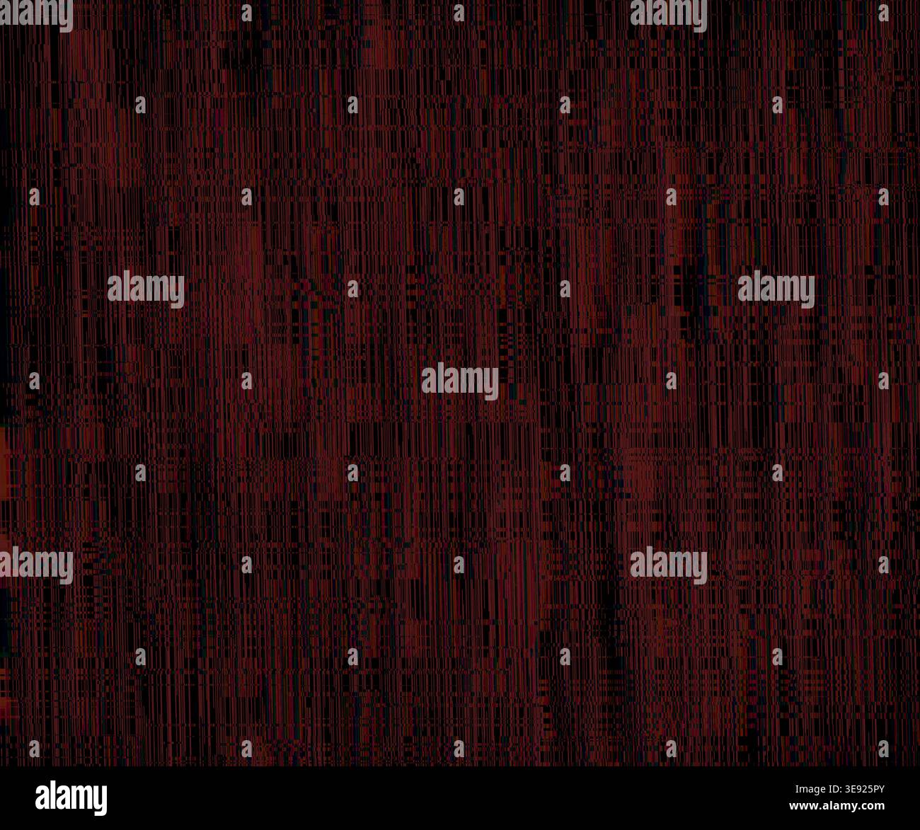 Complex Red Glitch Texture Overlay with Digital Noise Pattern Stock Photo