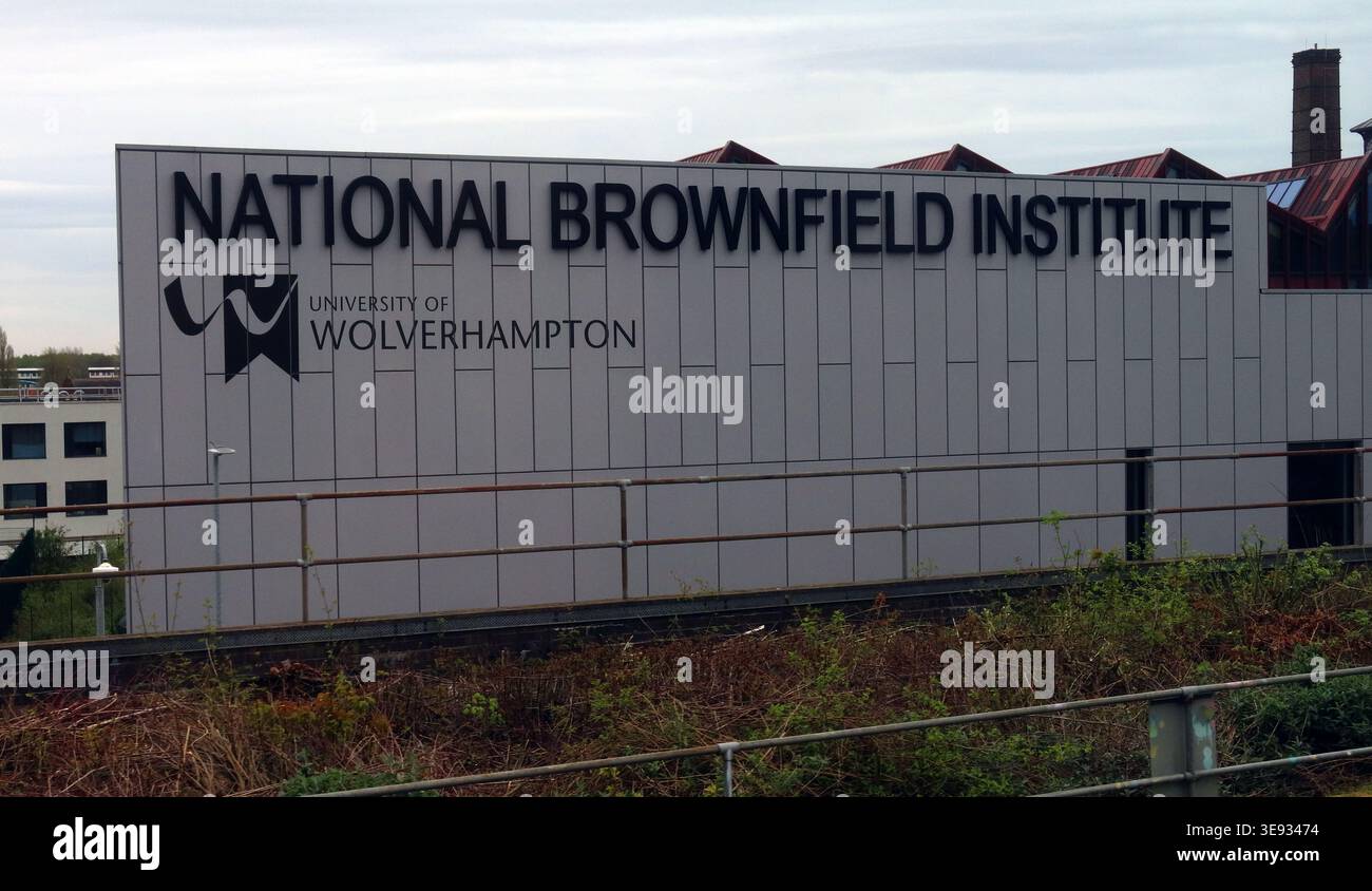 National Brownfield Institute at the University of Wolverhampton Springfield Campus, Wolverhampton, England. Stock Photo