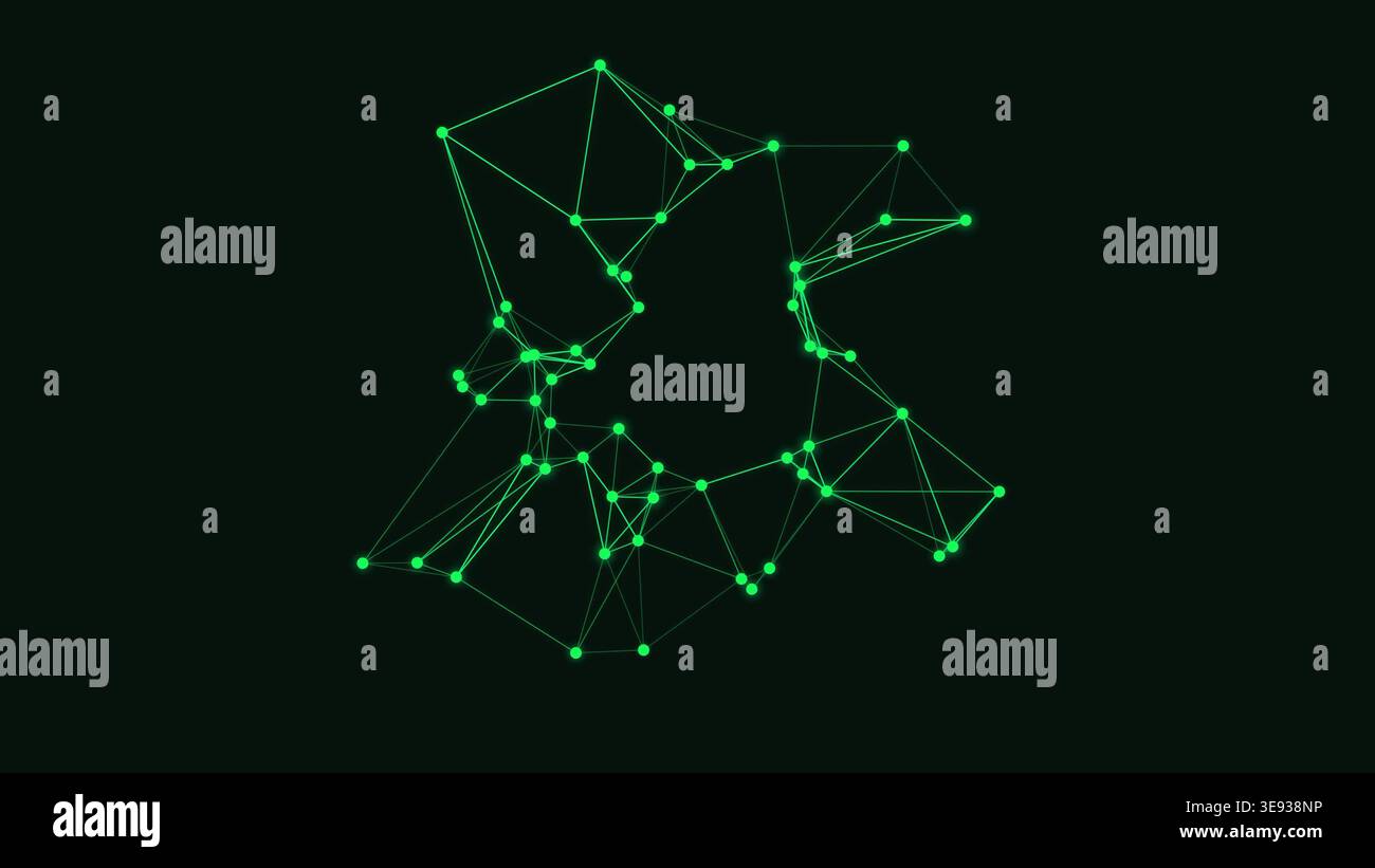 Artificial Intelligence Neural Network Sphere Data Connections ...