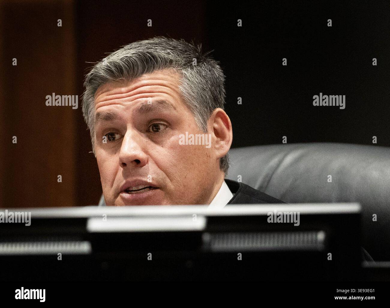 FILE - Fourth District Court Judge Tony Graf speaks during a hearing ...