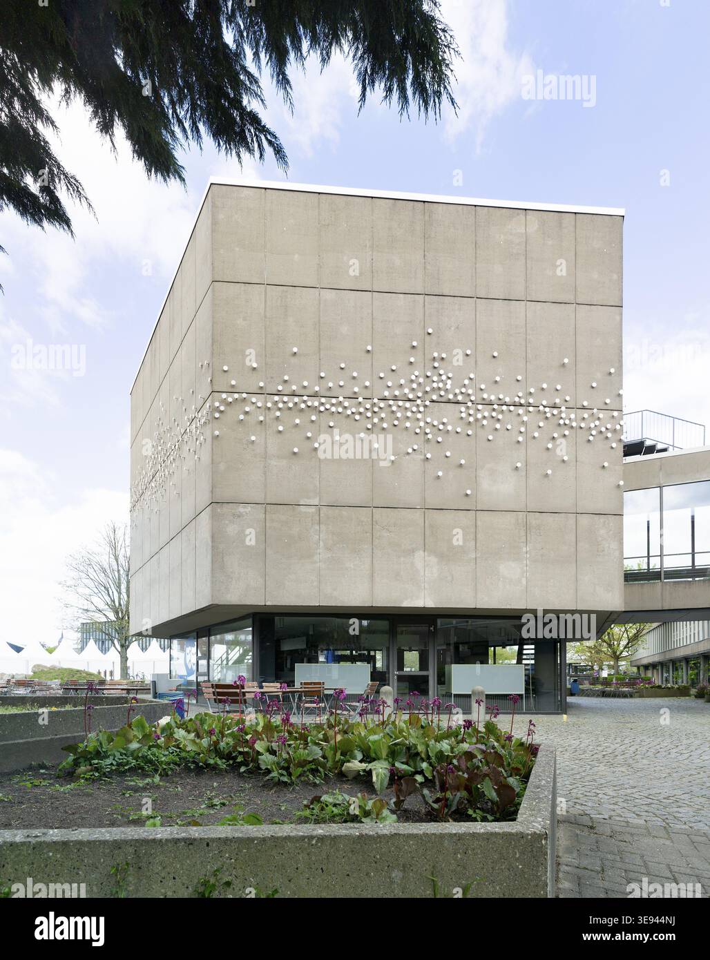Christian-Albrechts-Universitaet Kiel, CAU, main canteen and studio stage, Kiel, Schleswig-Holstein, Germany Stock Photo