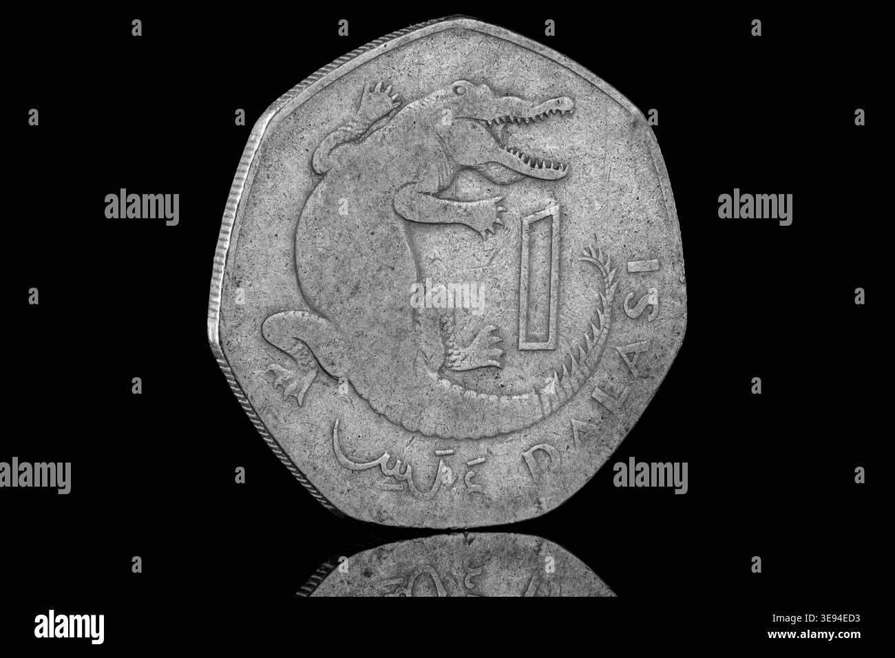 1998 Gambia 1 Dalasi coin Stock Photo