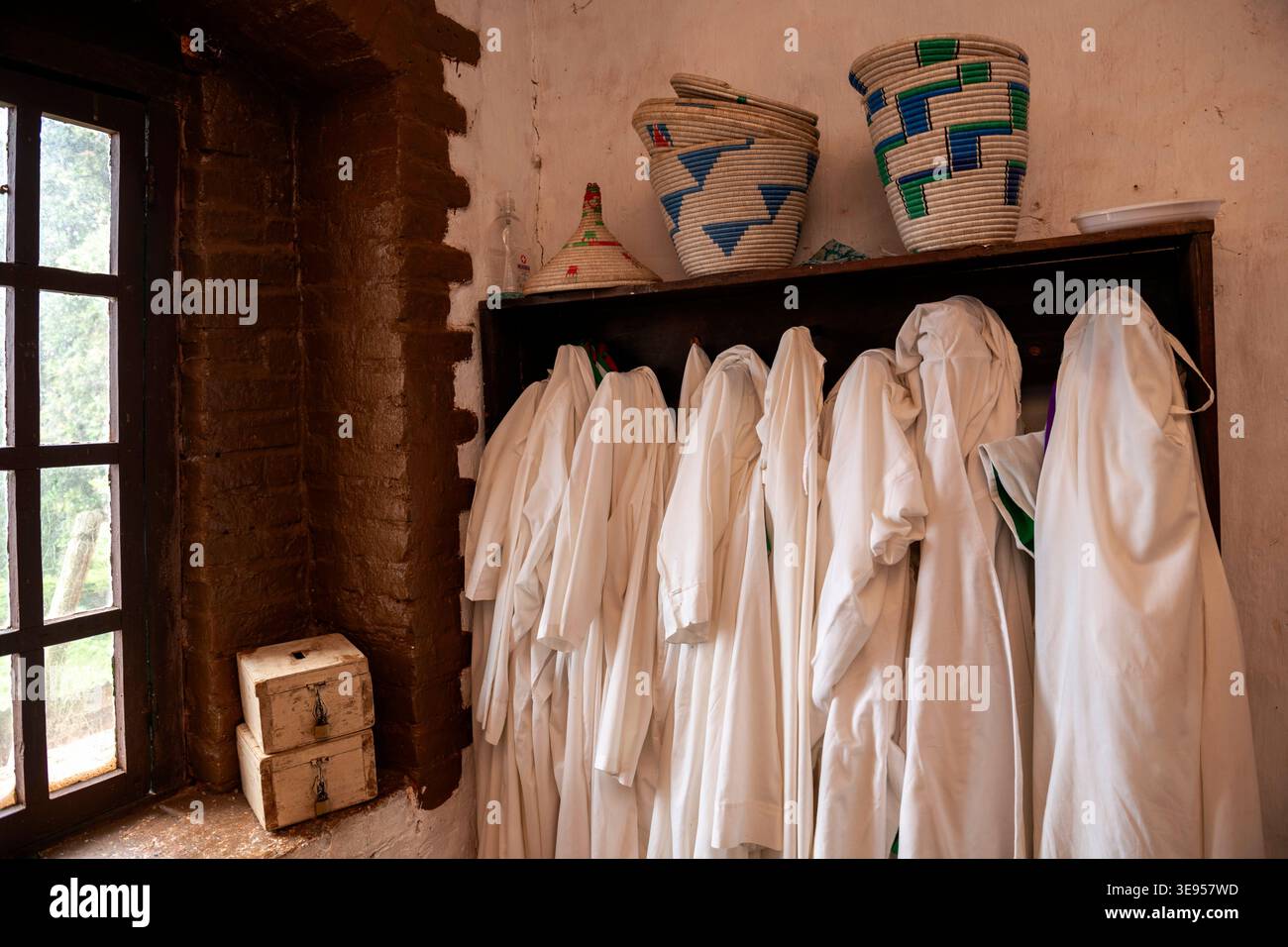 Burundi, province, Provinz, province, Cankuzo, église, Kirche, church, Muyaga, intérieur, inside, Innenraum, privé, privat, private Stock Photo