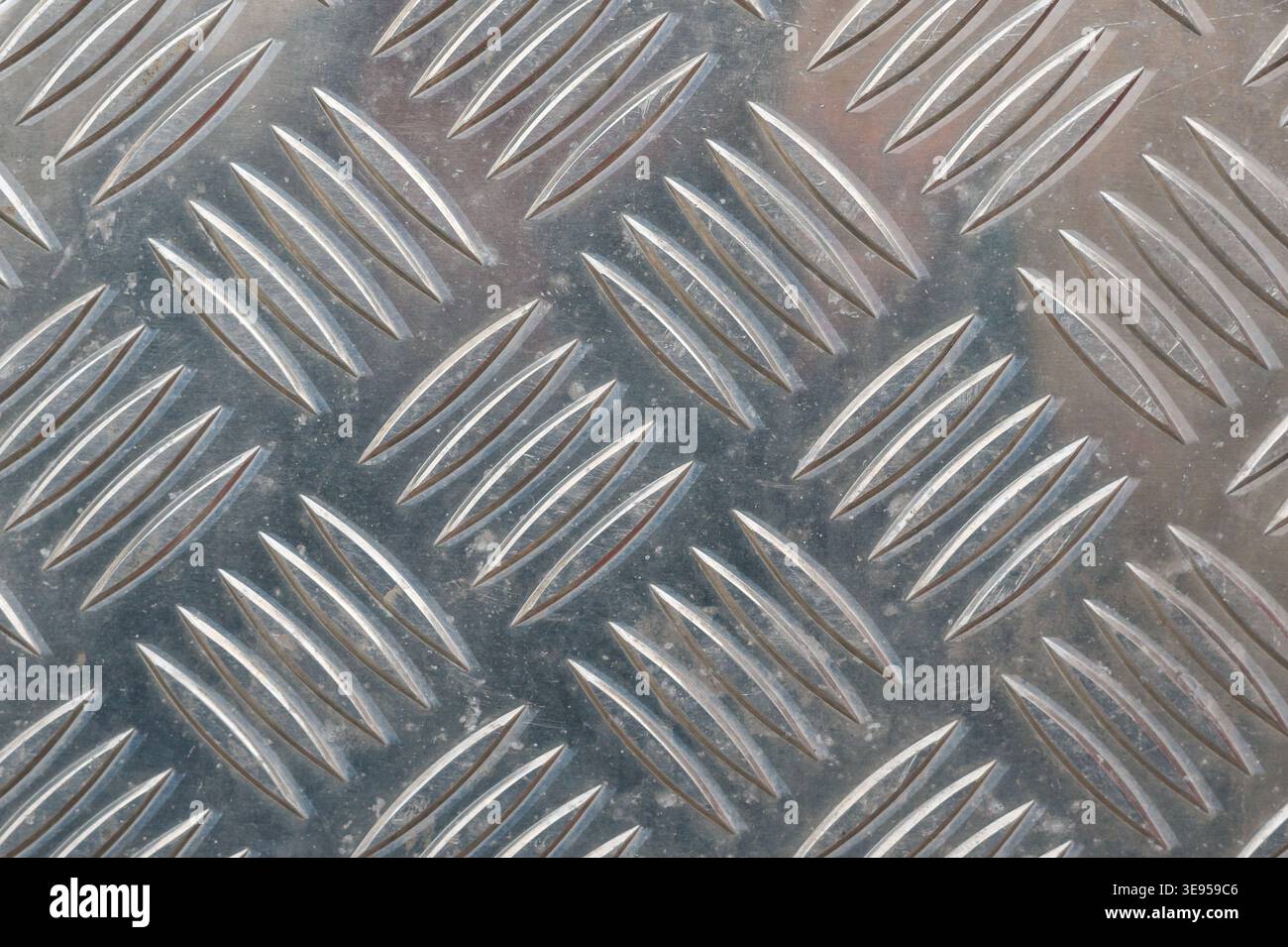 diamond metal plate texture background Stock Photo
