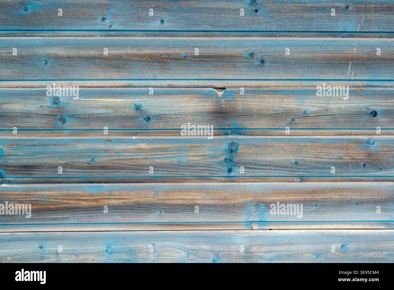 old blue wooden background texture Stock Photo