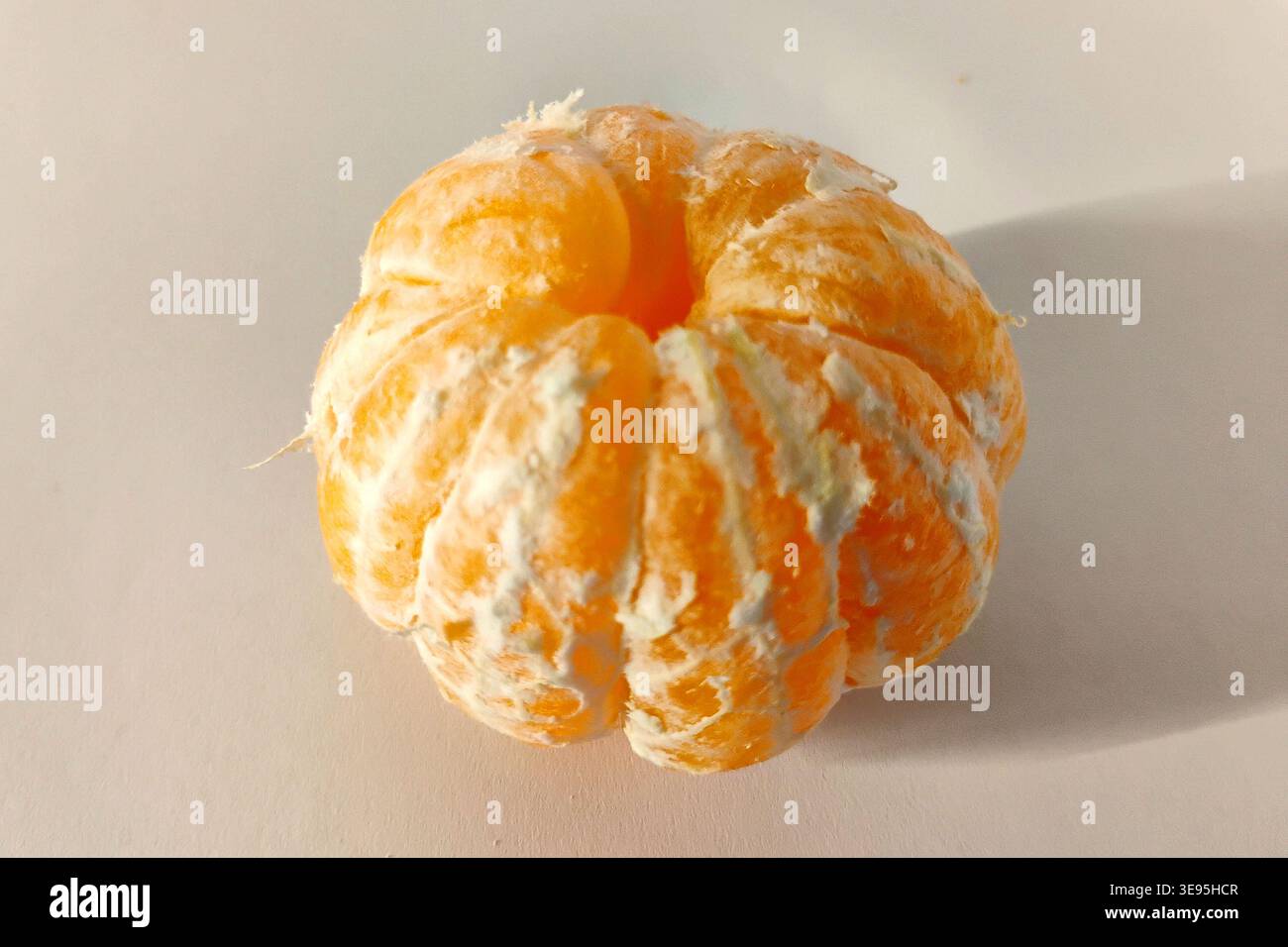 Mandarin / Clementine / peeled / peeled / Mandarine / Clementine / geschaelt / geschaelte Stock Photo