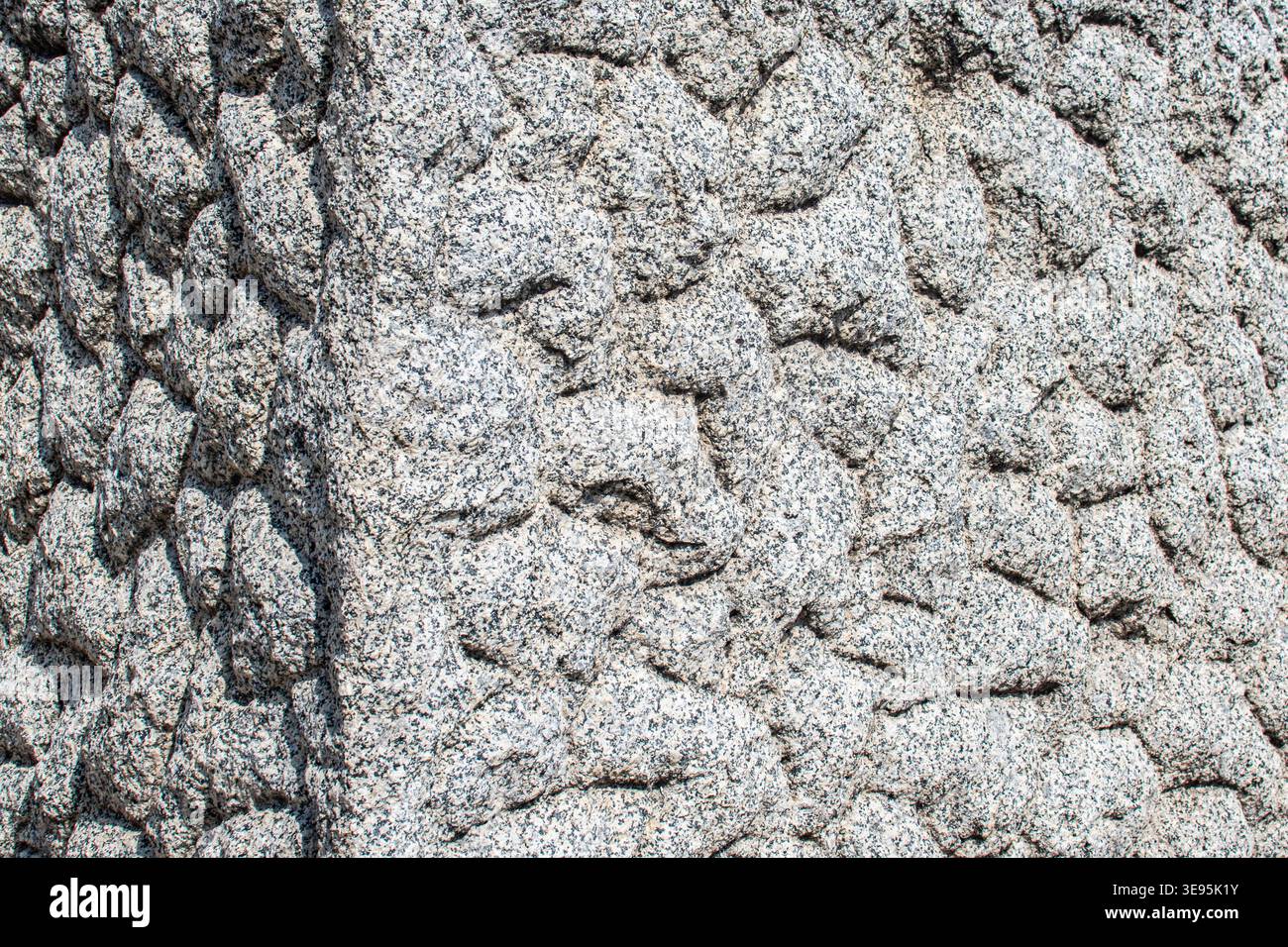 Neutral sandstone wall texture with soft grain and clean natural surface background. Stock Photo