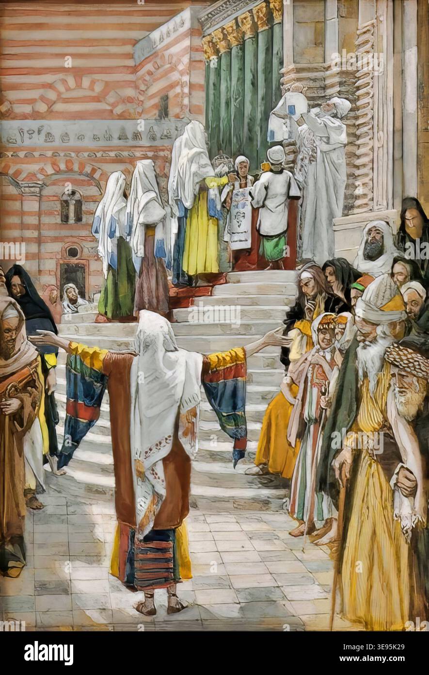 Jesus Ritual James Tissot – c.1886–1894 – Presentation of Jesus in the Temple ...
