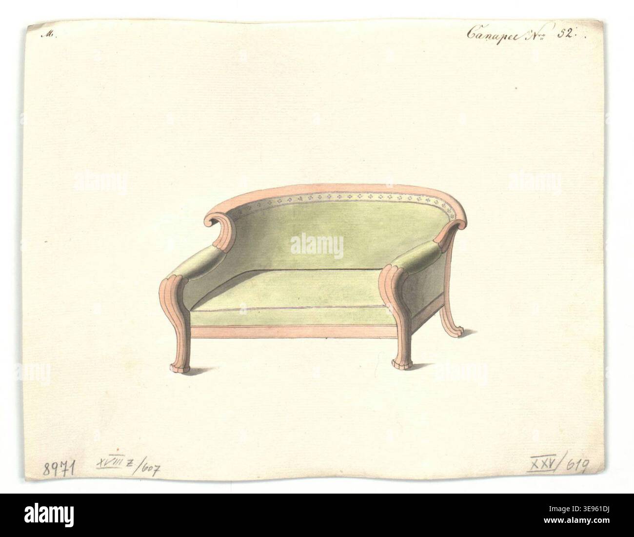 Neoclassical architecture sketch hi-res stock photography and