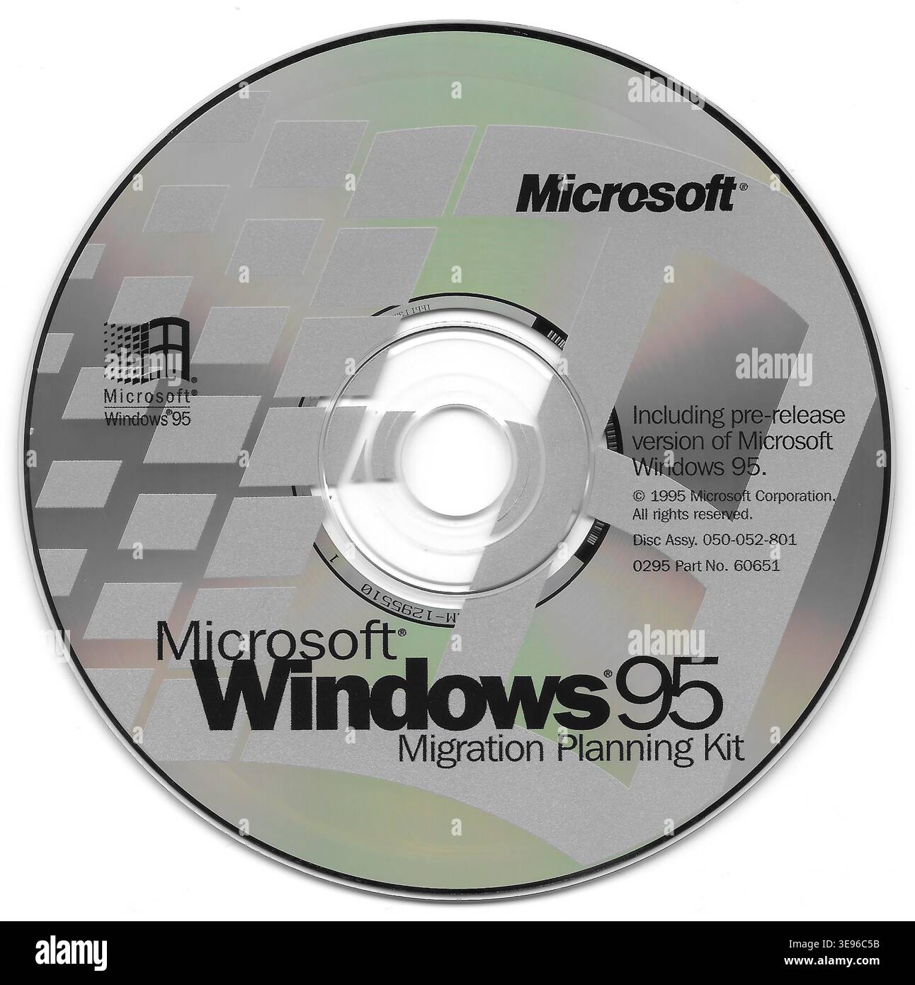 This archival image features the first installation disc from the ...
