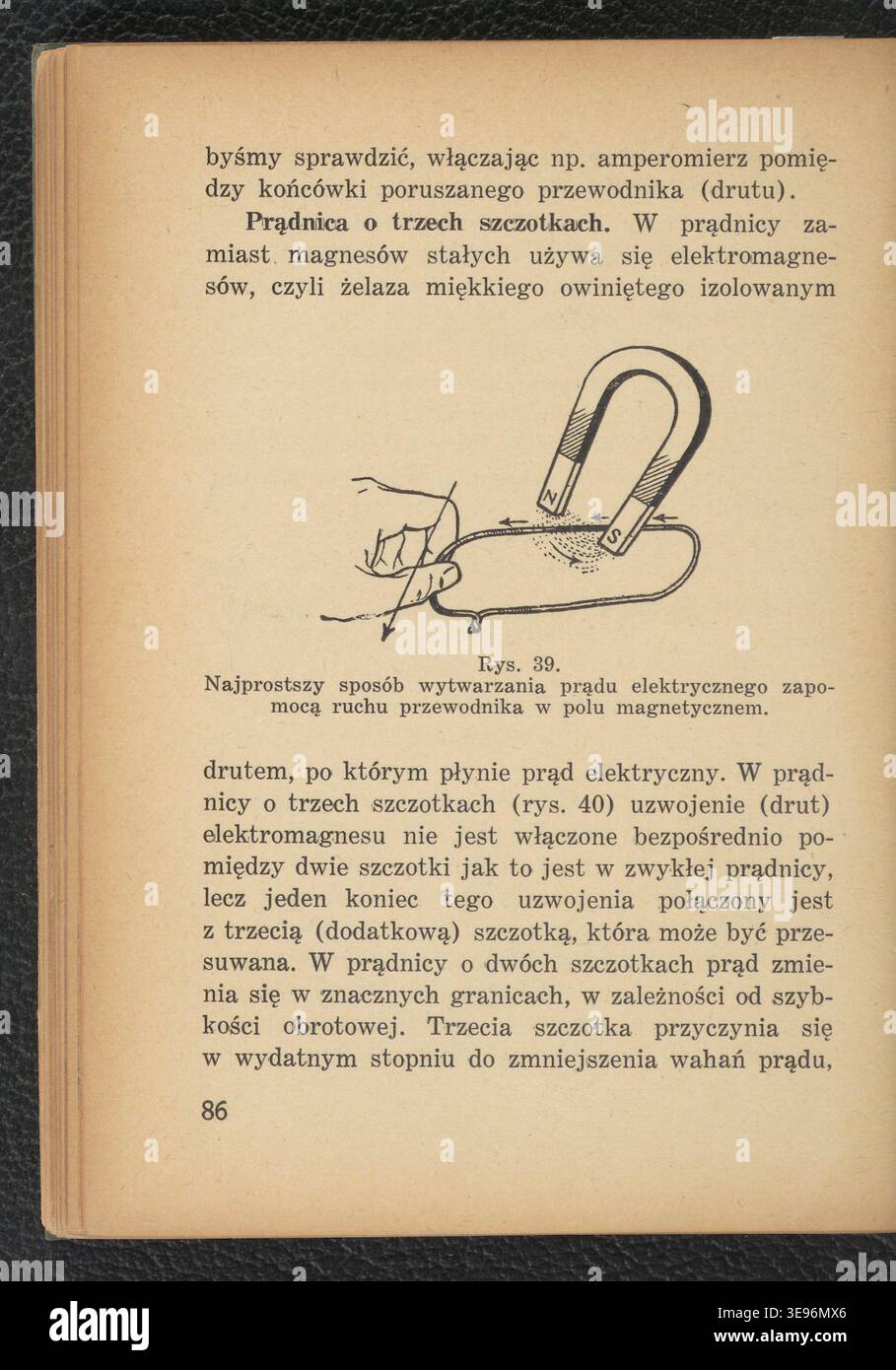 Działanie i obsługa motocykla (1935) was a Polish technical publication on motorcycle mechanics and user operation authored by Lucjan Kapitaniak. The archival photographic record documents a printed instructional book produced in 1935 with illustrated mechanical guidance. The image corresponds to inventory reference number 105882943. Stock Photo