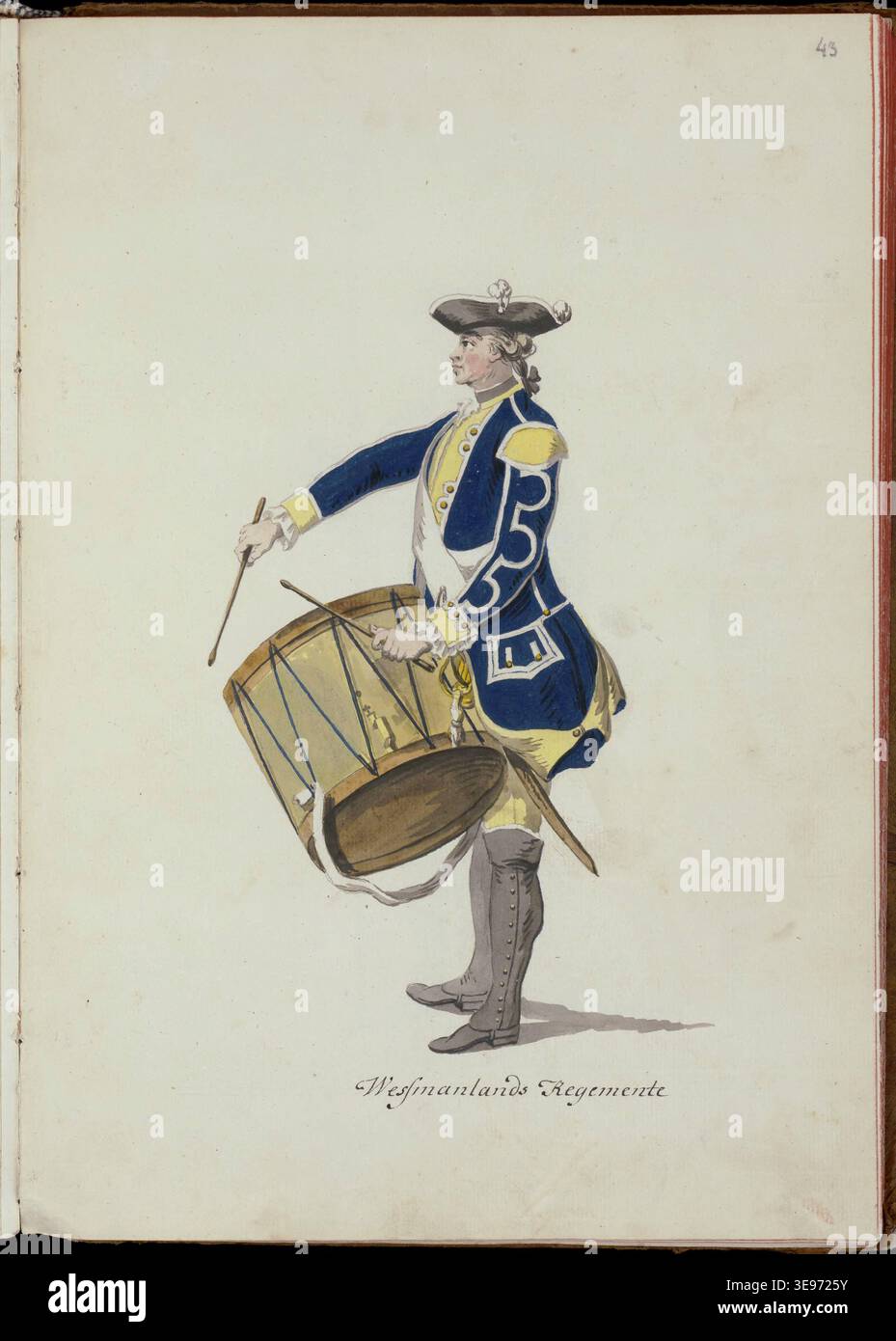 Västmanlands Regemente was a Swedish Army regiment. The archival image ...