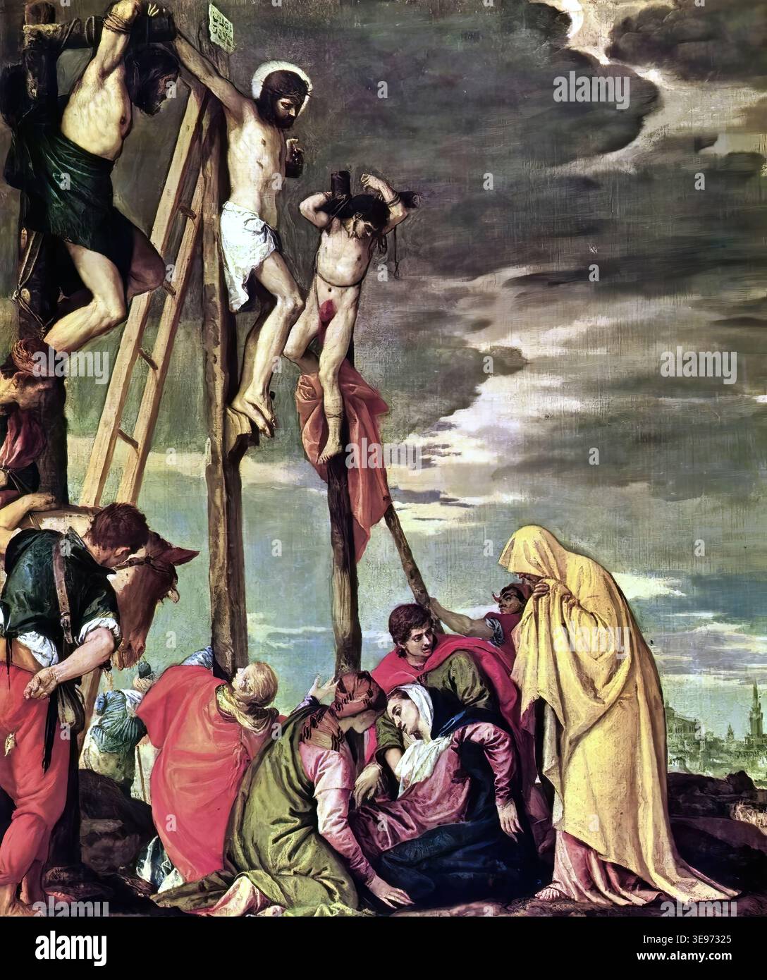 Scared Renaisance Paolo Veronese – c.1570 – Sacred Scene – High Renaissance composition ...