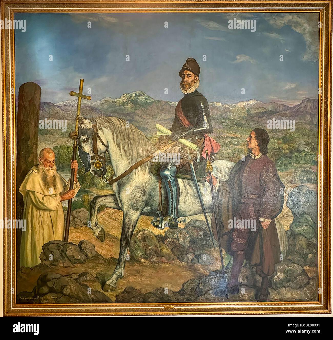 Spanish conquistador portrait hi-res stock photography and images