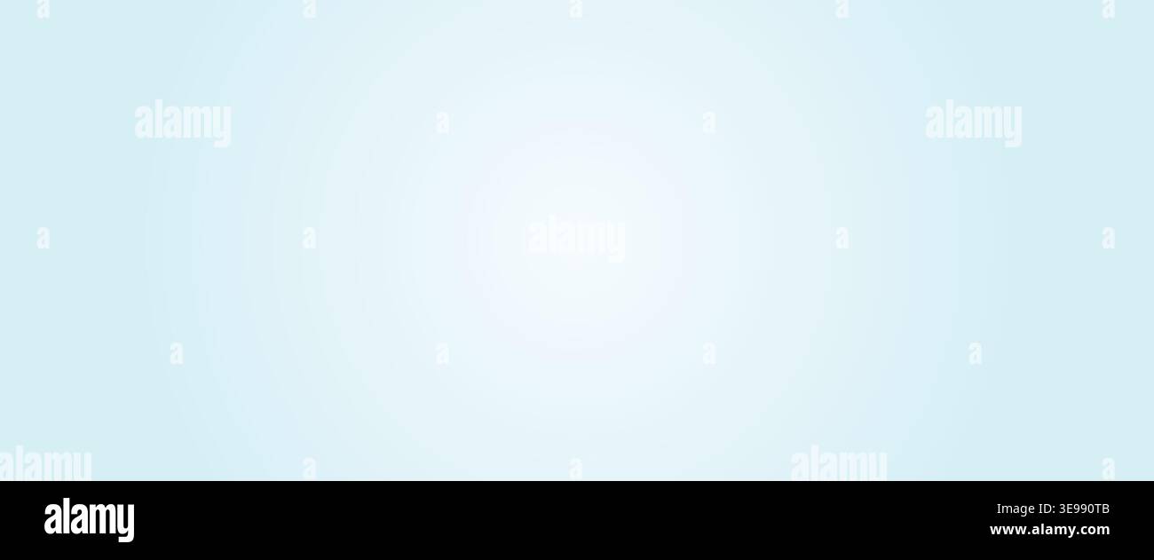 Soft Blue Gradient Background with Subtle Center Glow Stock Vector