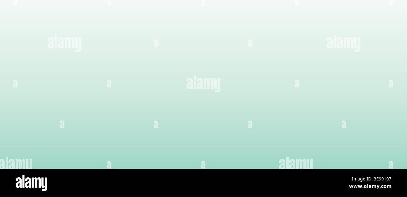 Soft Aqua Green Gradient Calm Minimal Background Stock Vector