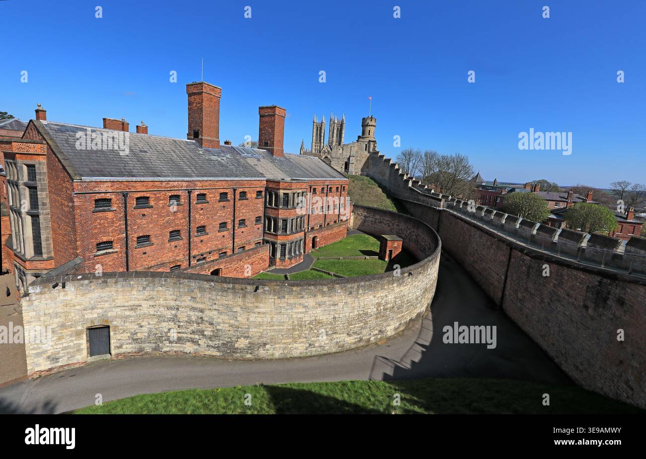 Lincoln Prison. Stock Photo