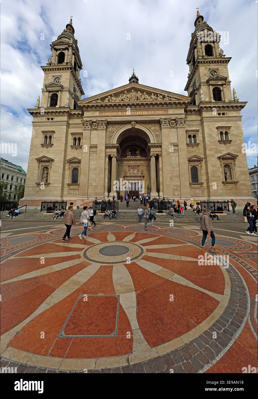 St Stephen's Basilica in Budapest. Stock Photo