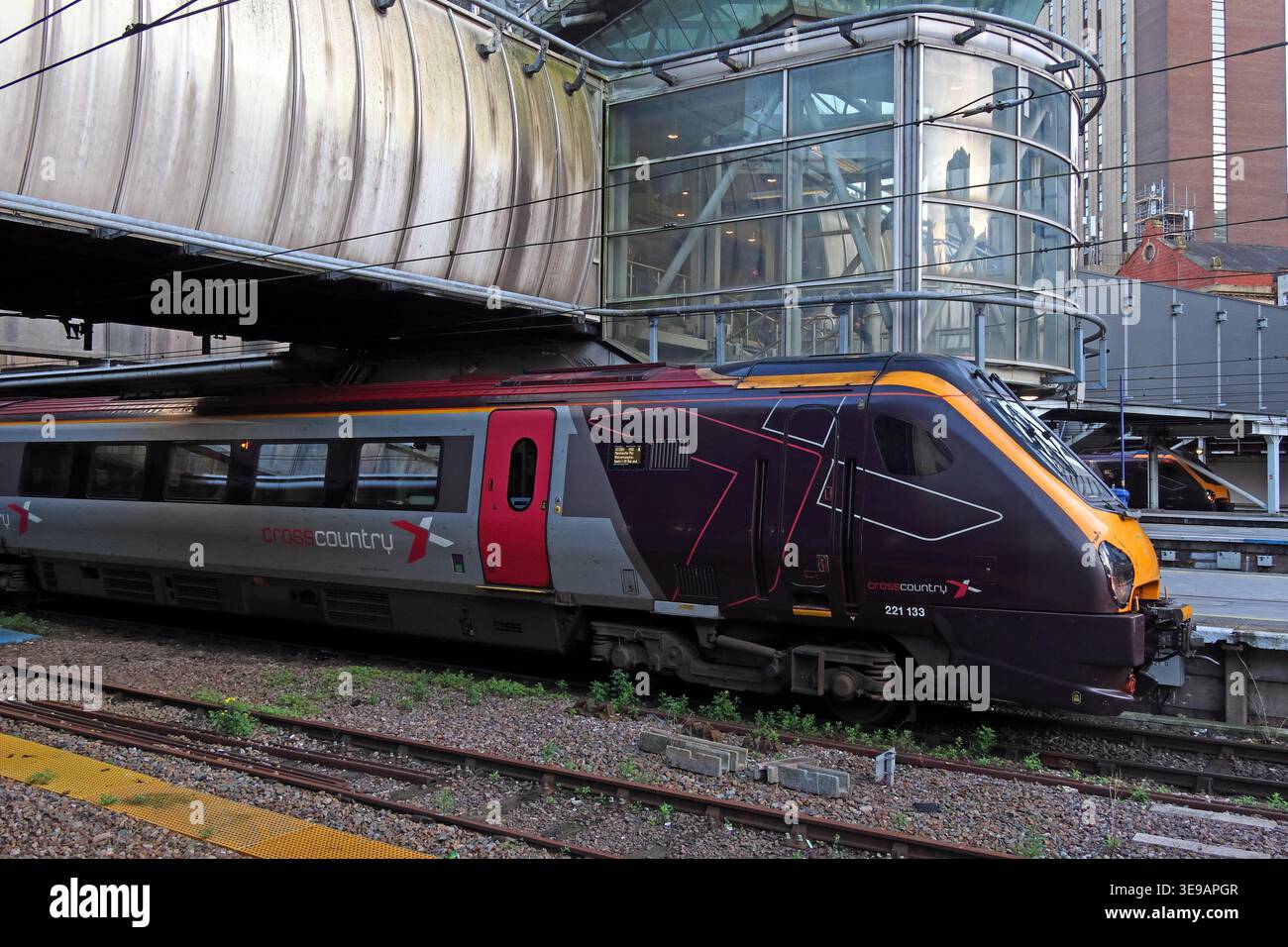 Cross Country Train at Birmingham New Street, Birmingham, West Midlands, England, UK. Stock Photo