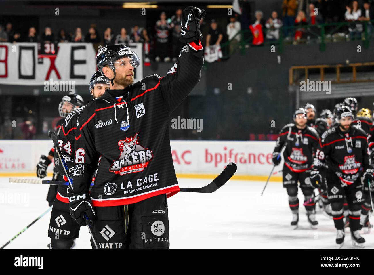 Jakub Kindl of Boxers de Bordeaux during the Synerglace Ligue Magnus ...