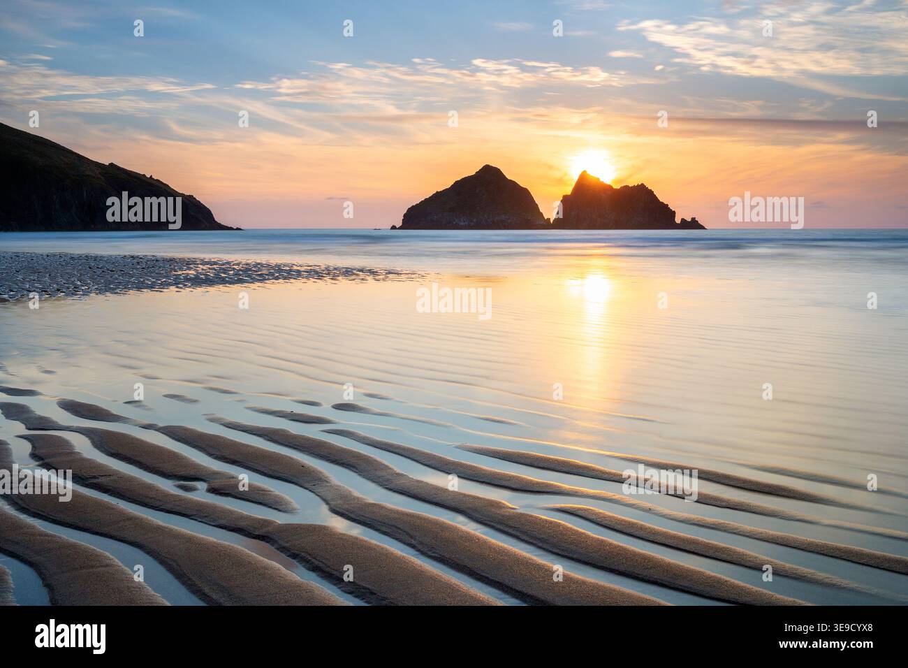 Holywell; Looking to The Carters; Cornwall; UK Stock Photo