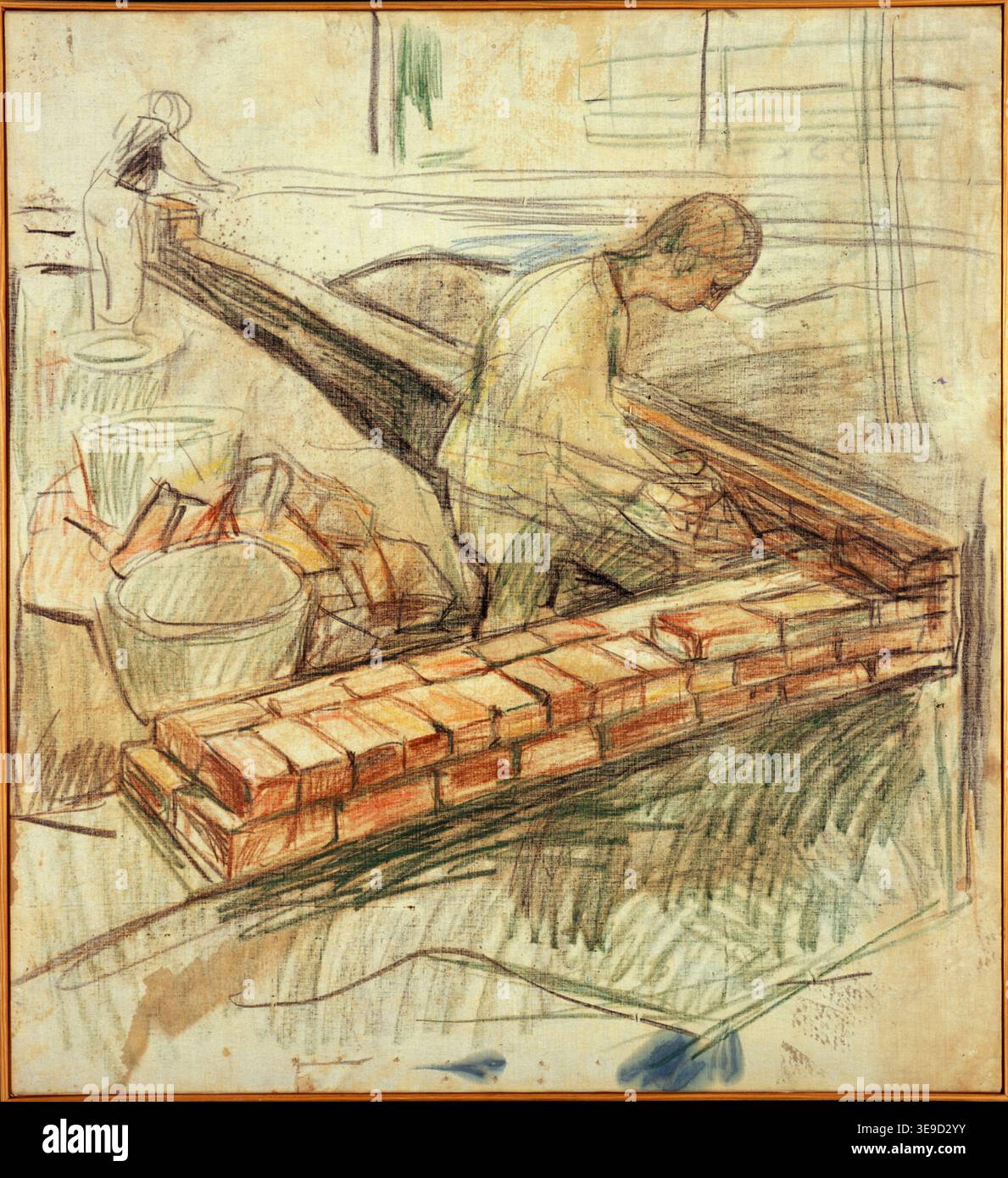Edvard Munch (1863–1944), the Norwegian Expressionist painter, created ...